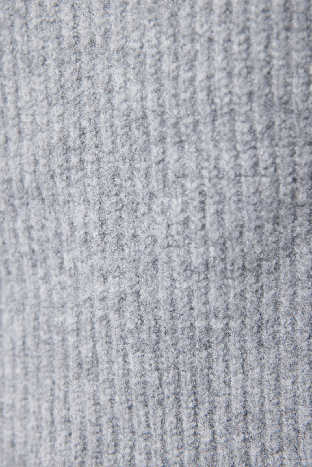 ウール混リブタートルショートニット