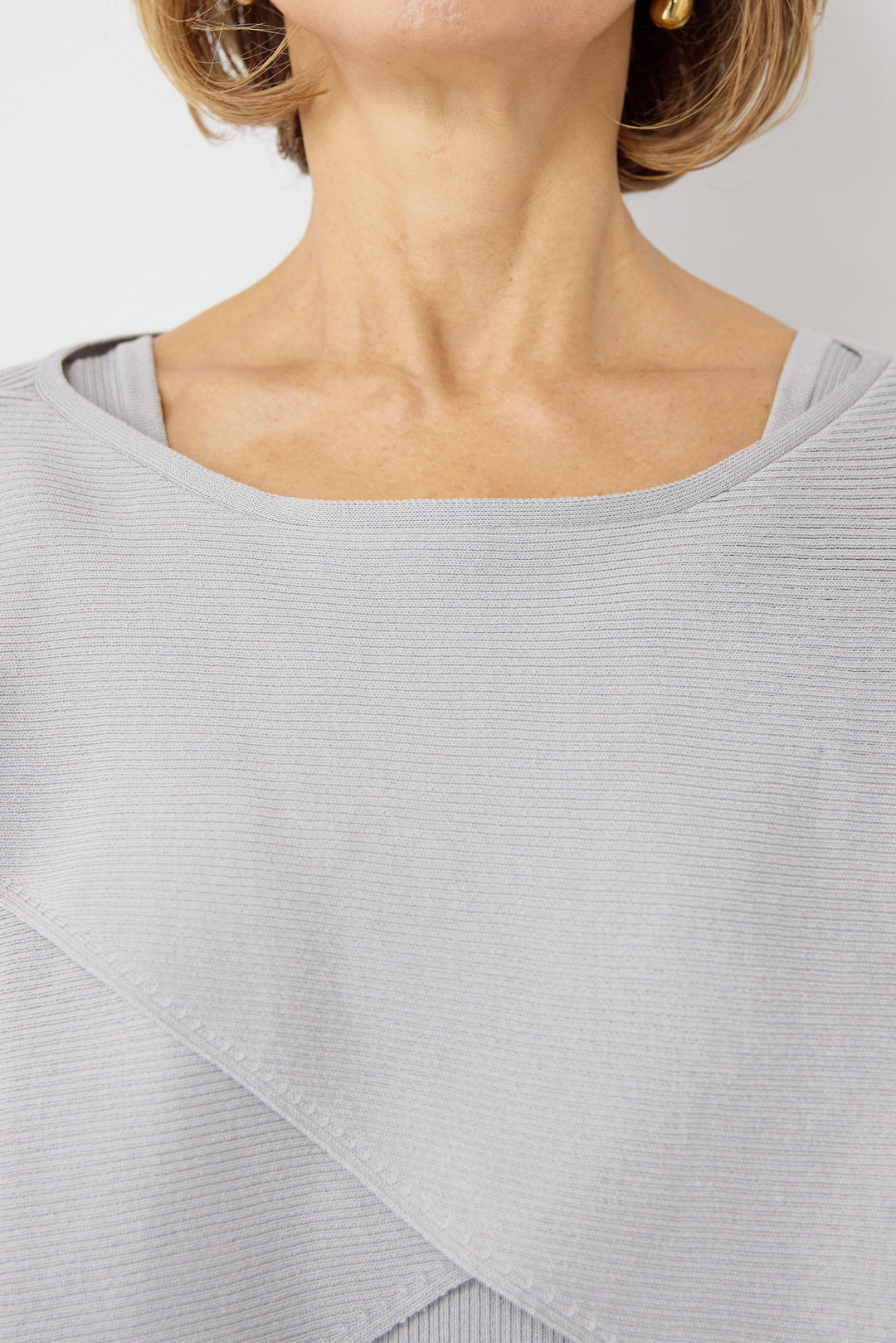 [SET]コットンケープアンサンブル+【倉敷デニム】センターシームワイドデニムパンツ(2set)