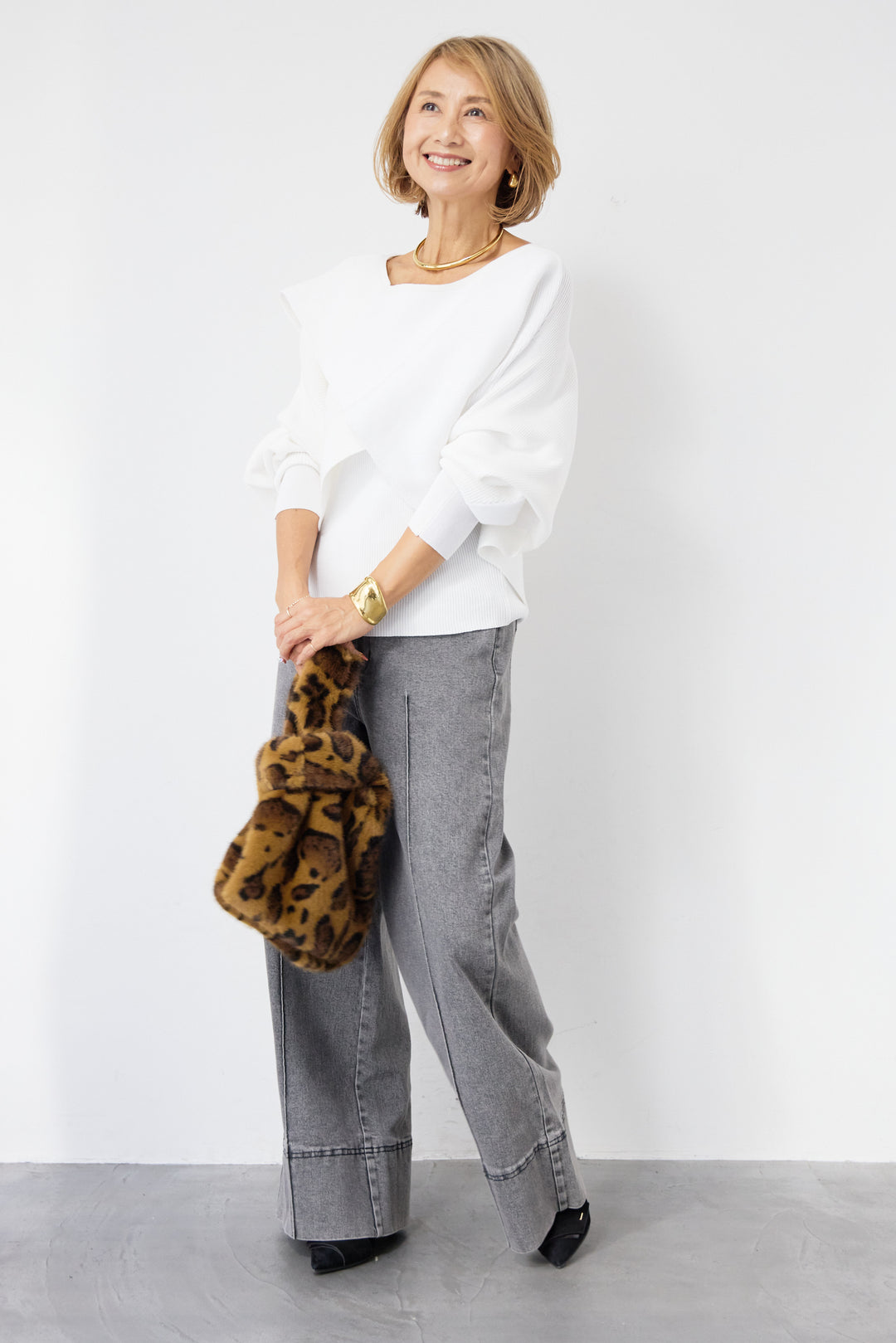 【倉敷デニム】センターシームワイドデニムパンツ