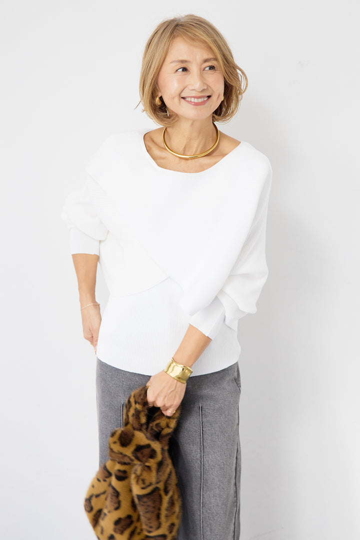 [SET]コットンケープアンサンブル+【倉敷デニム】センターシームワイドデニムパンツ(2set)