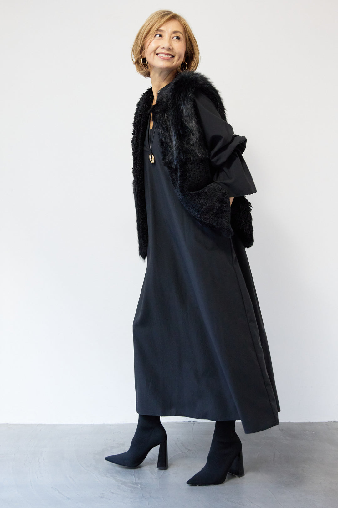 異素材切替ファーベスト