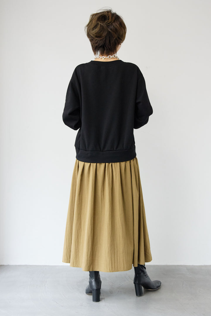 ハーフジップドッキングワンピース