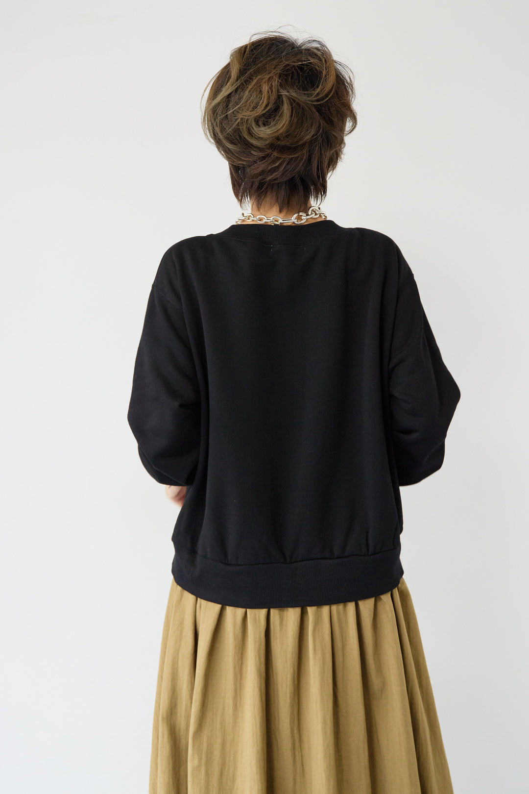 ハーフジップドッキングワンピース