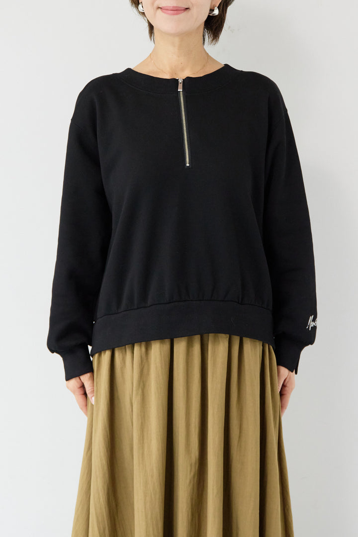 ハーフジップドッキングワンピース