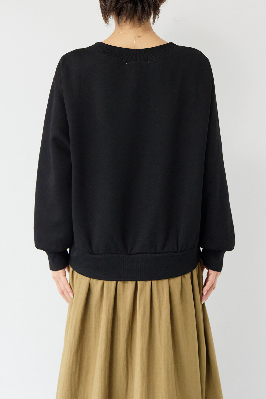 ハーフジップドッキングワンピース