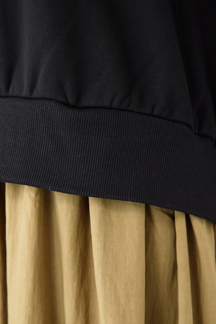 ハーフジップドッキングワンピース