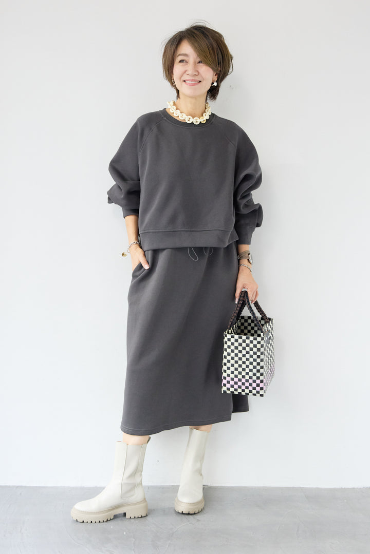 スウェットドッキングワンピース