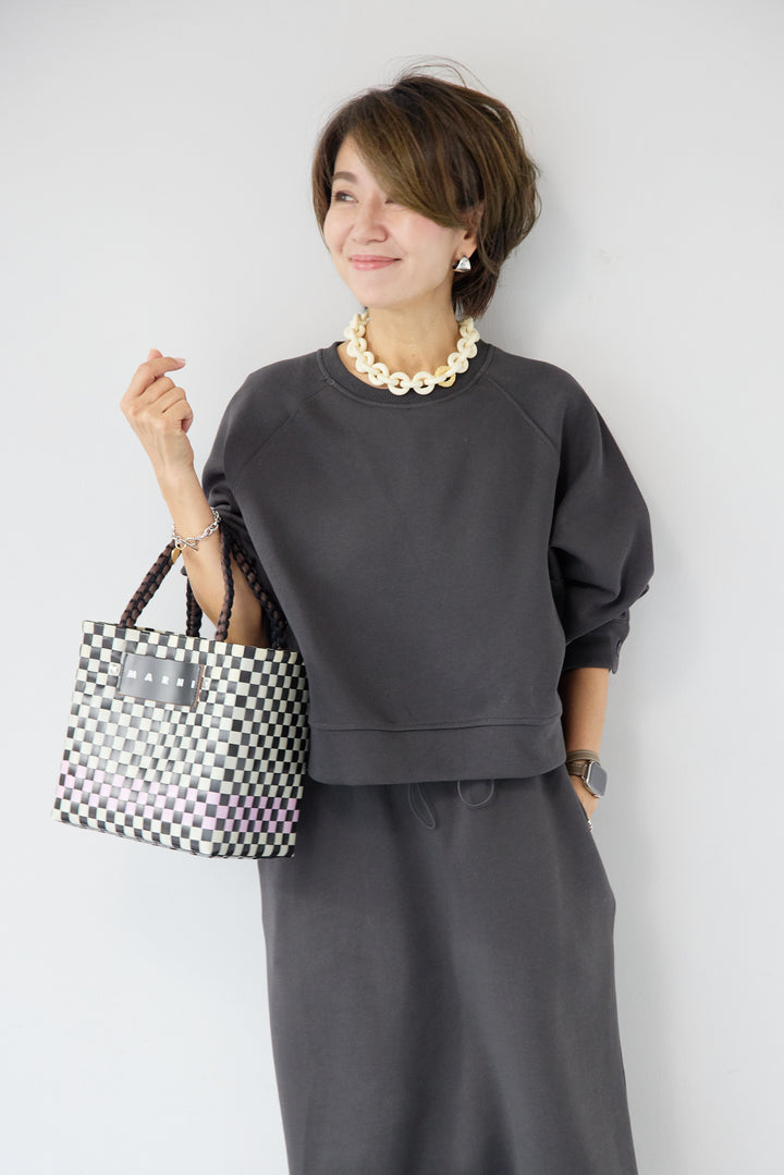 スウェットドッキングワンピース