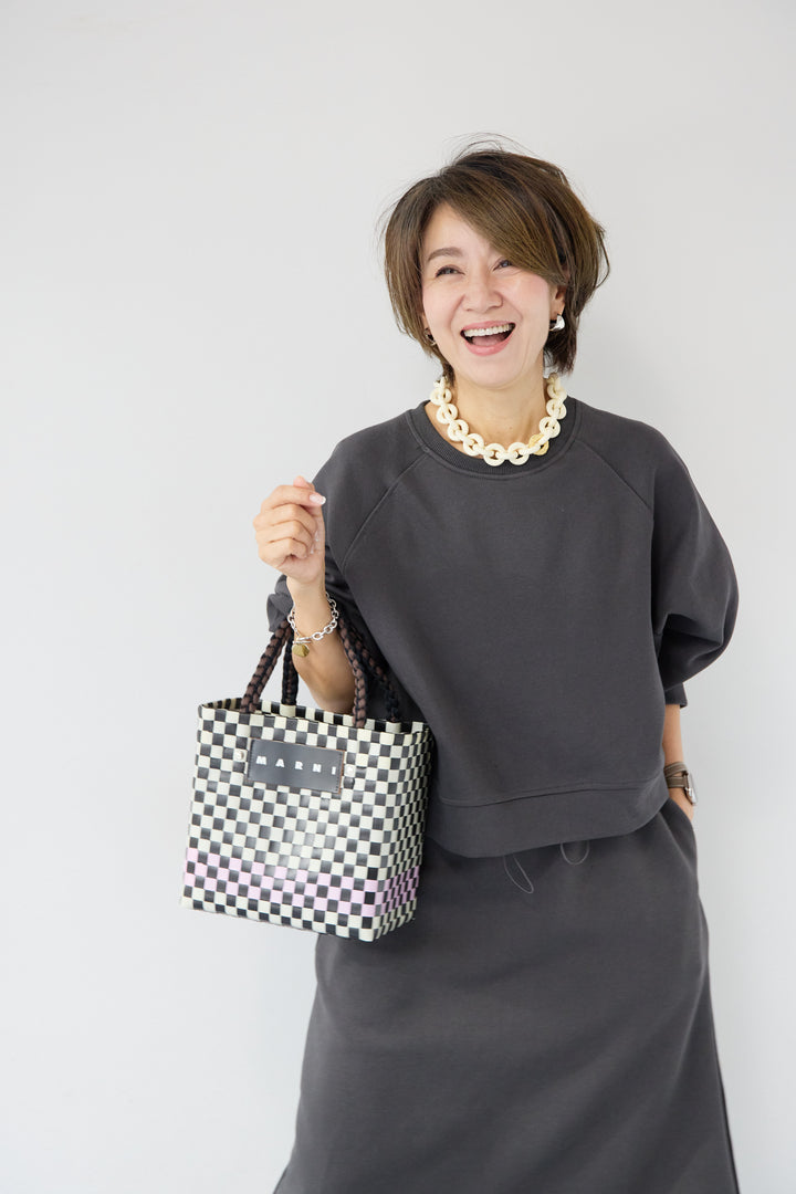 スウェットドッキングワンピース