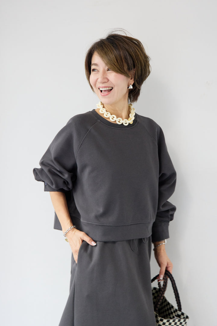 スウェットドッキングワンピース