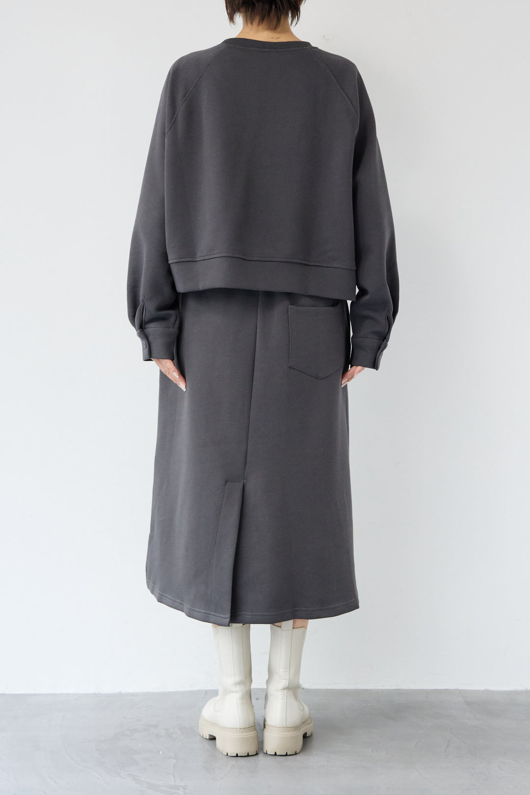 スウェットドッキングワンピース