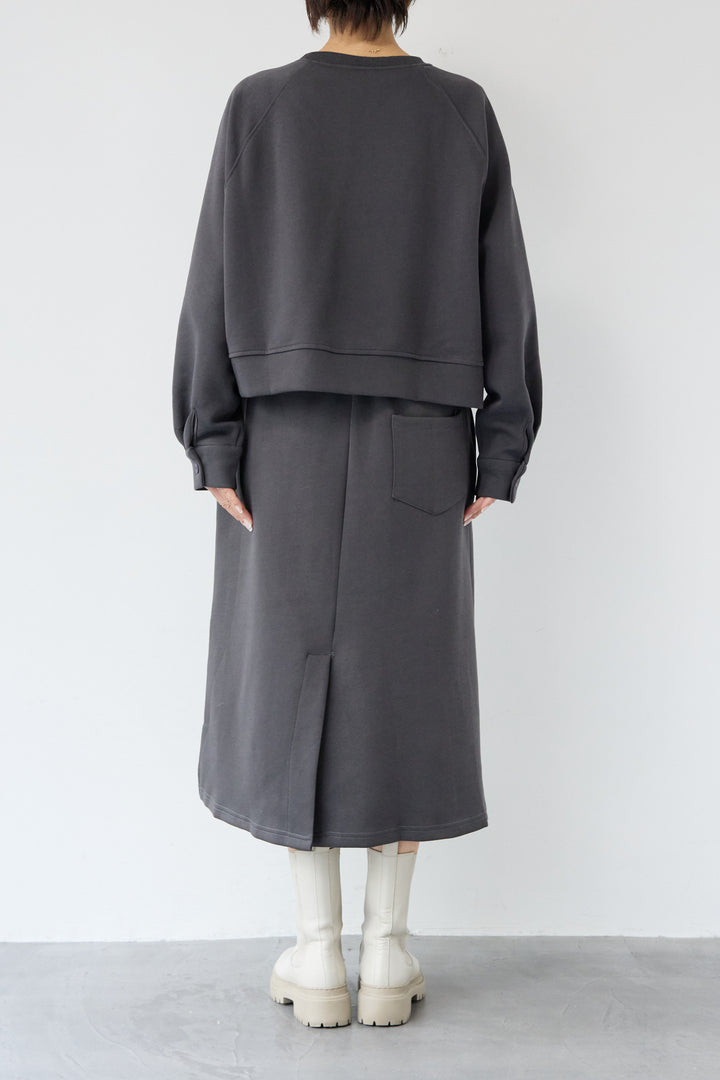 スウェットドッキングワンピース