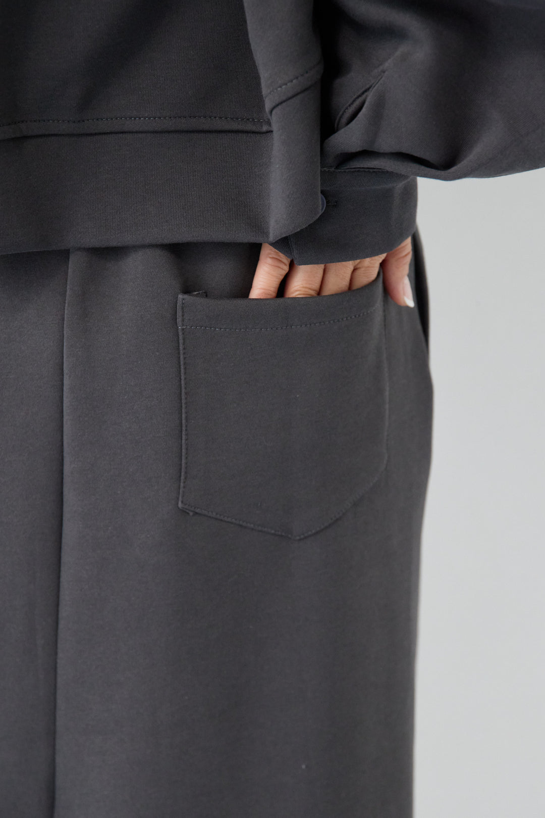 スウェットドッキングワンピース