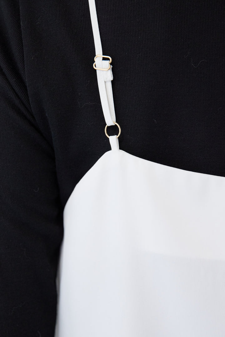 裾レースキャミソール