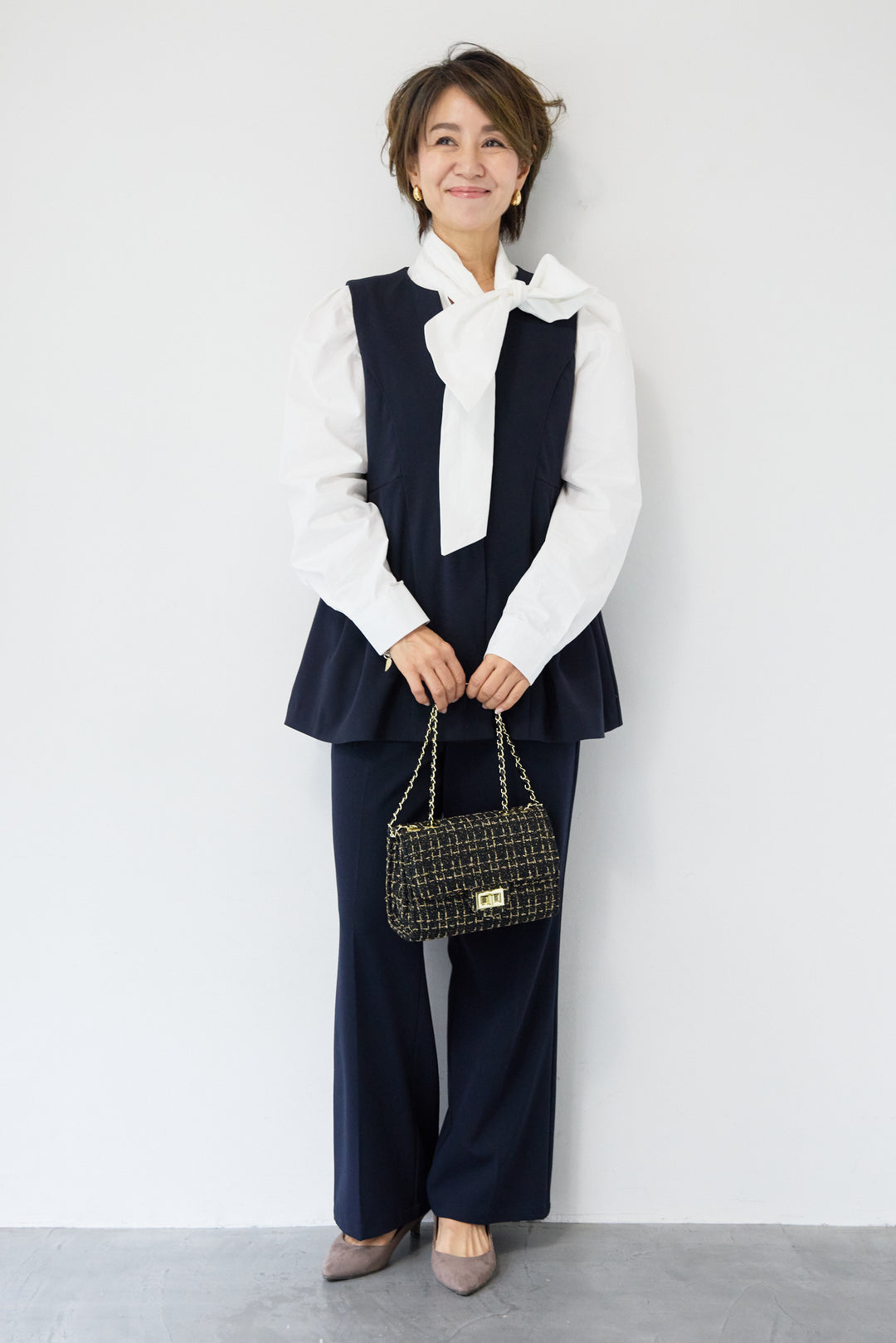 プラットクロステーパードパンツ