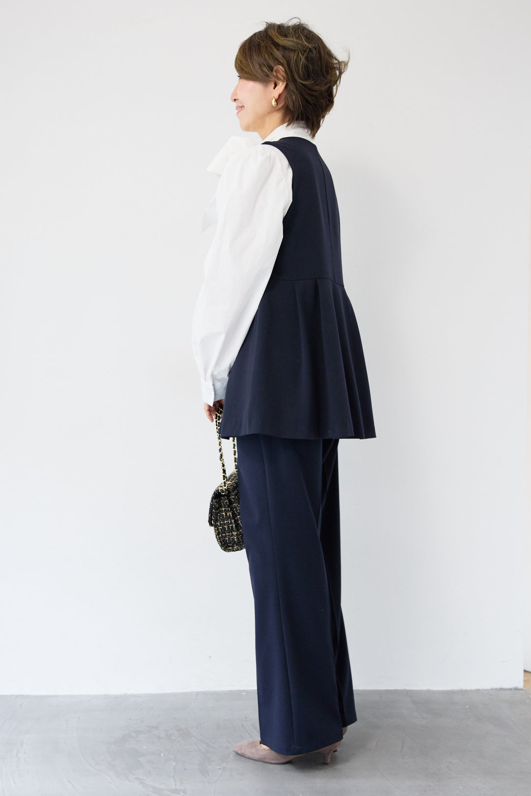 プラットクロステーパードパンツ