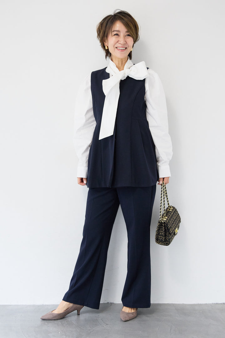 [SET]プラットクロスジレ+プラットクロステーパードパンツ(2set)