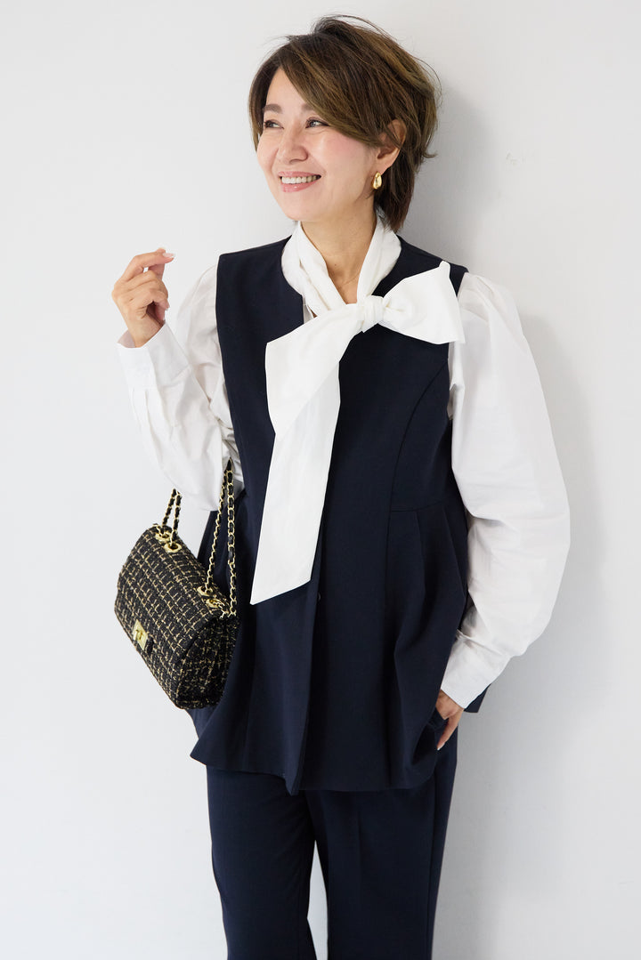 [SET]プラットクロスジレ+プラットクロステーパードパンツ(2set)