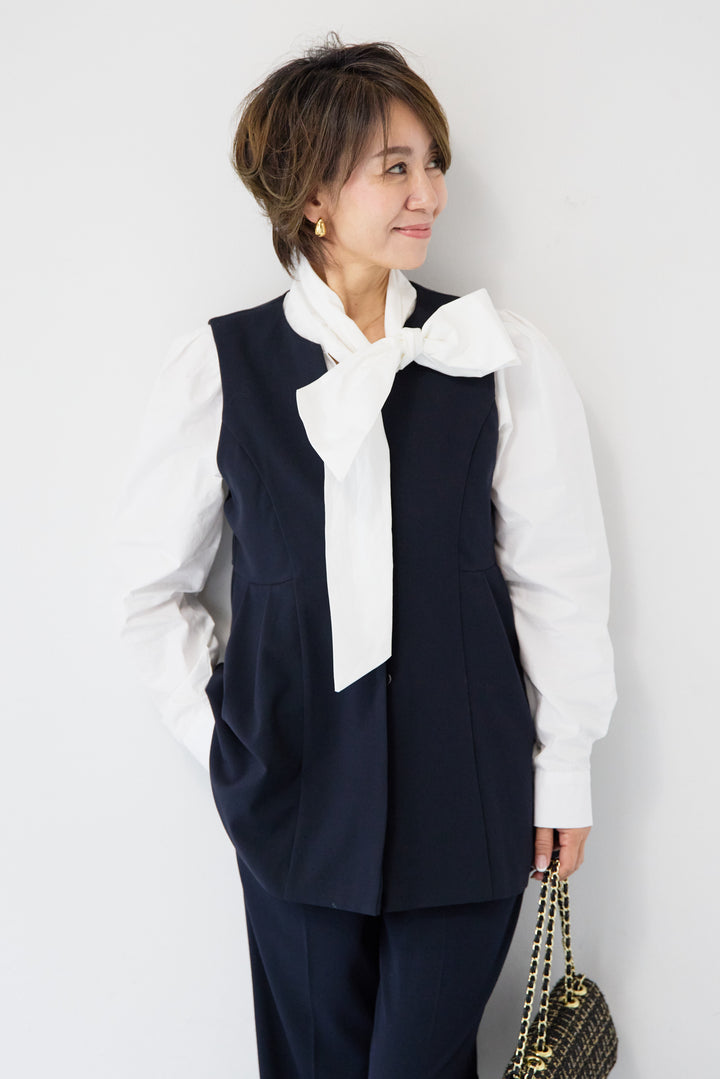 [SET]プラットクロスジレ+プラットクロステーパードパンツ(2set)