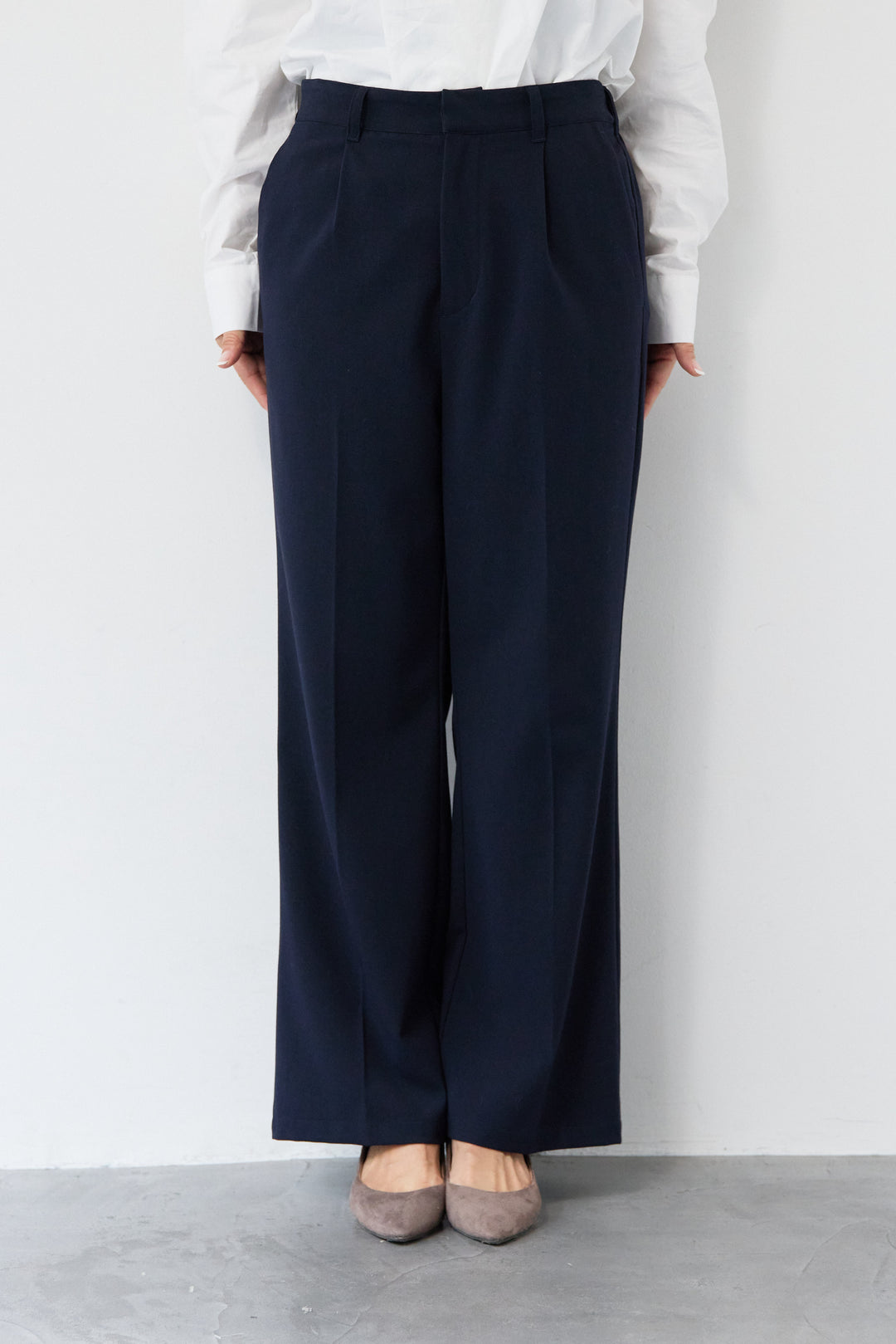 [SET]プラットクロスジレ+プラットクロステーパードパンツ(2set)