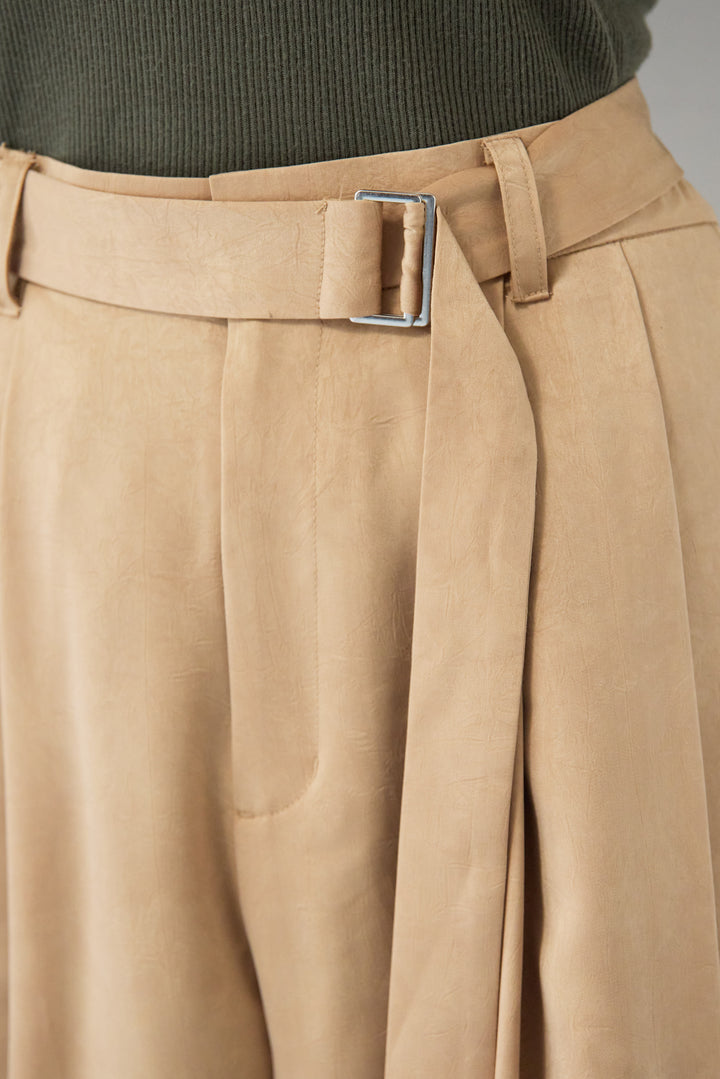 ワッシャーヴィンテージサテンパンツ