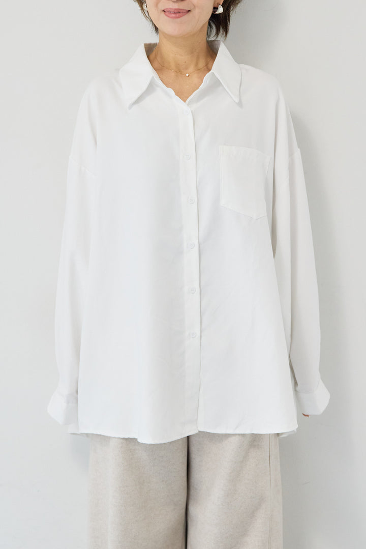 バックドロストシャツ