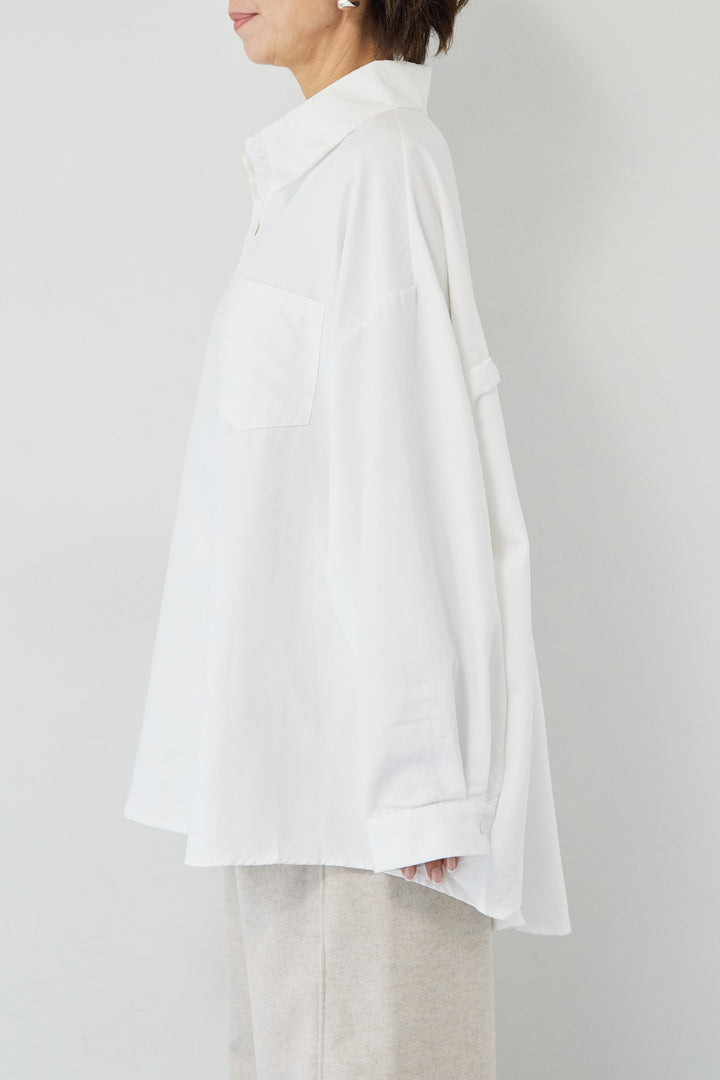 バックドロストシャツ