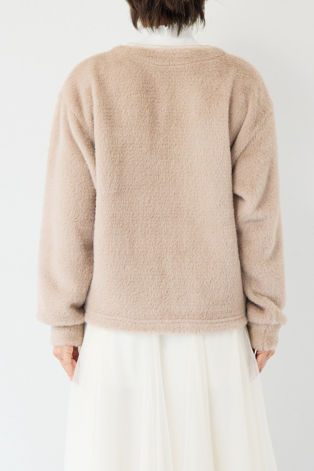 フェザーカーディガン