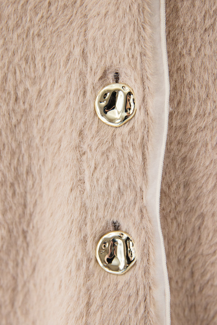 フェザーカーディガン