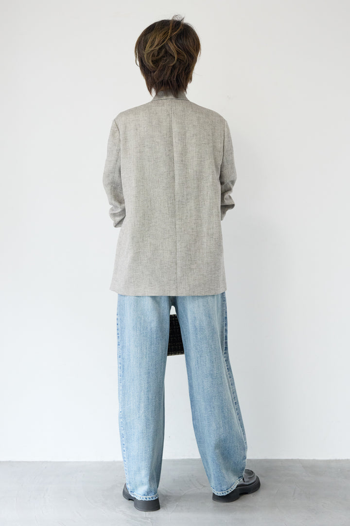 ツイードライクメッシュダブルジャケット