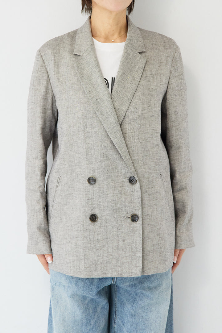 ツイードライクメッシュダブルジャケット