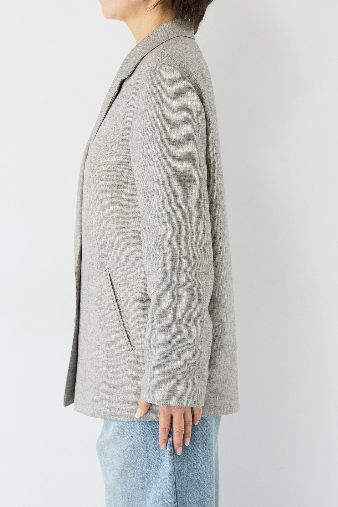 ツイードライクメッシュダブルジャケット