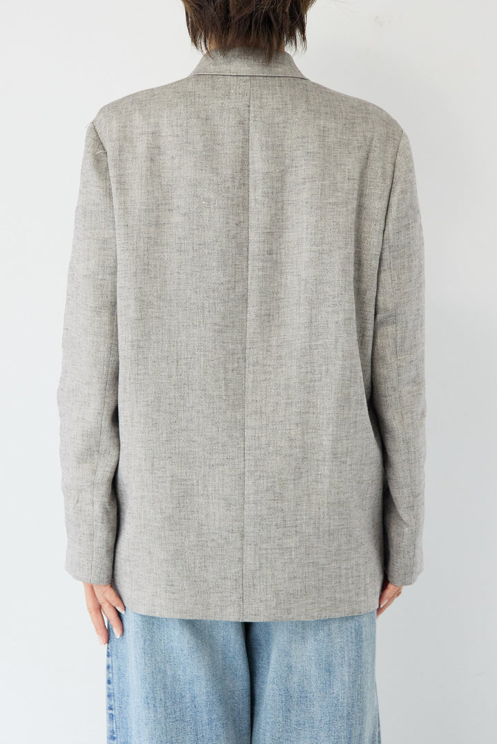 ツイードライクメッシュダブルジャケット