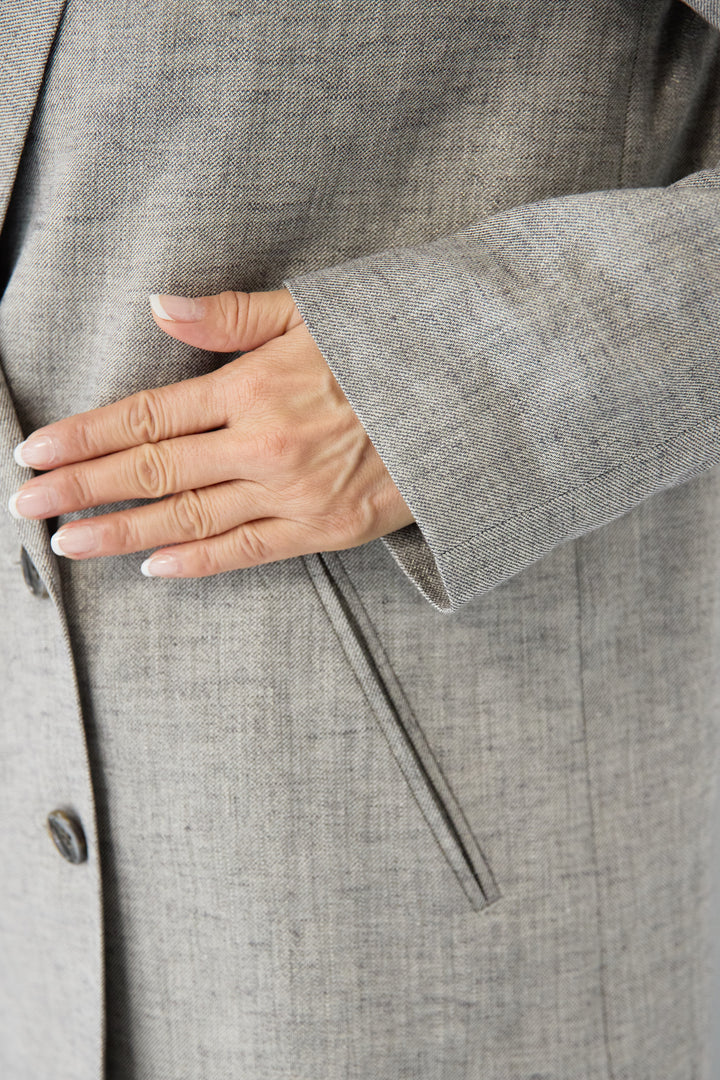 ツイードライクメッシュダブルジャケット