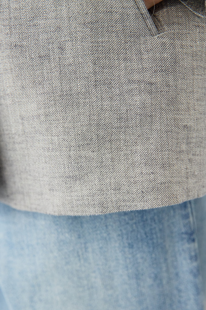 ツイードライクメッシュダブルジャケット