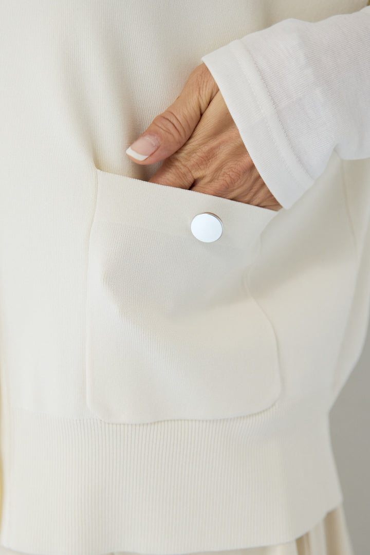 [SET]ストレッチニットベスト+スエードセミフレアスカート(2set)