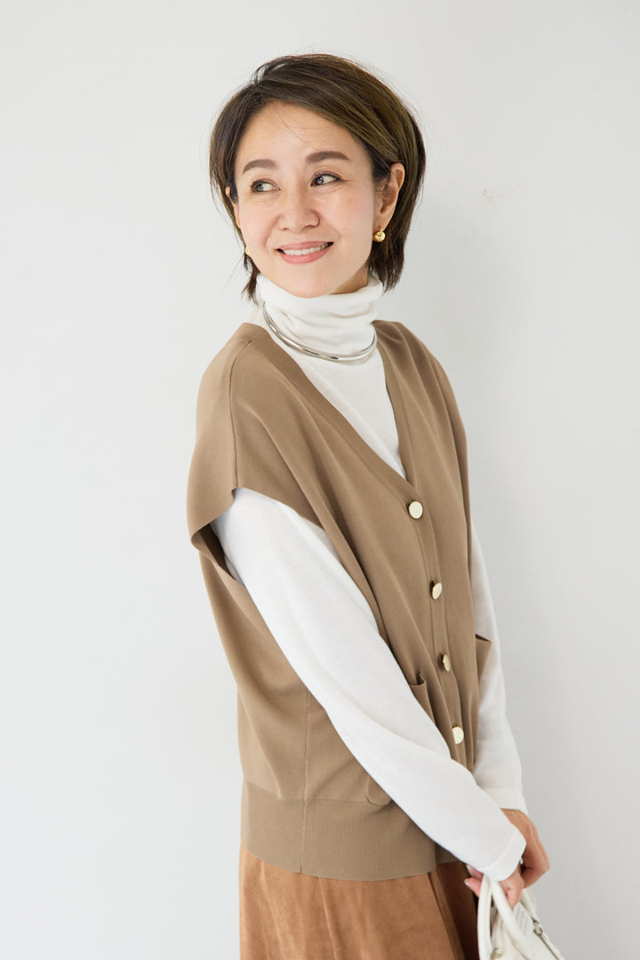 ストレッチニットベスト