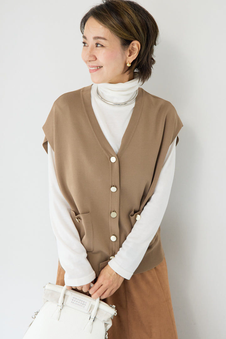 ストレッチニットベスト