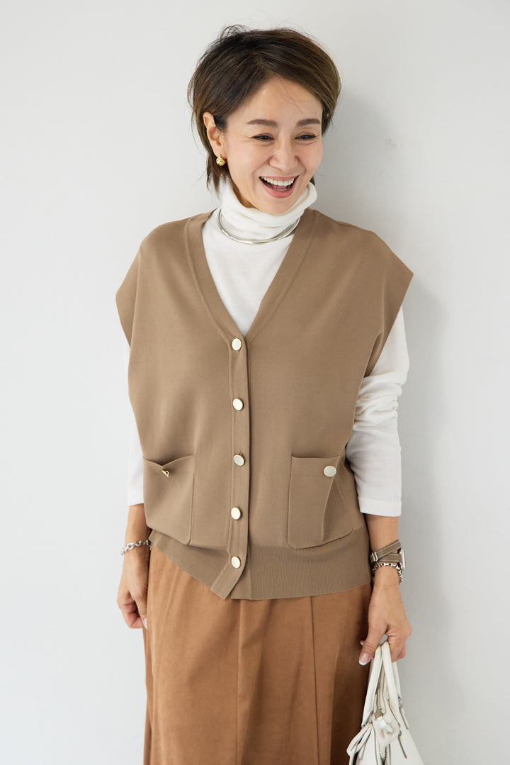 ストレッチニットベスト