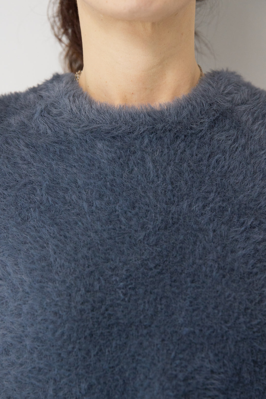 ナイロンフェザーニットケープ