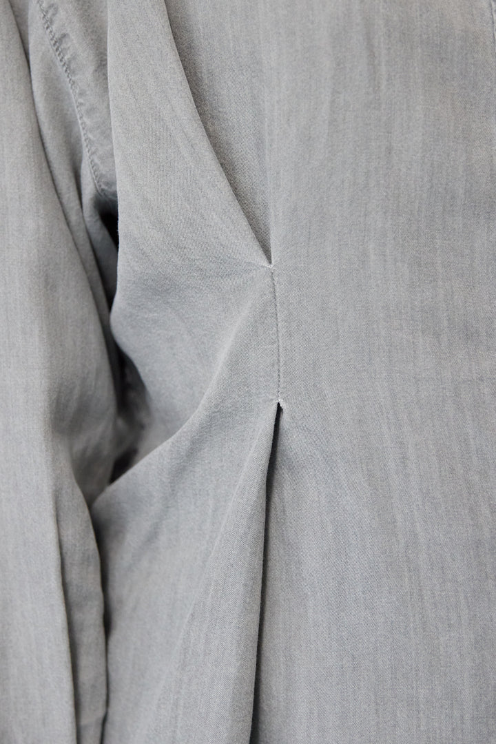 テンセルデニムタックシャツ