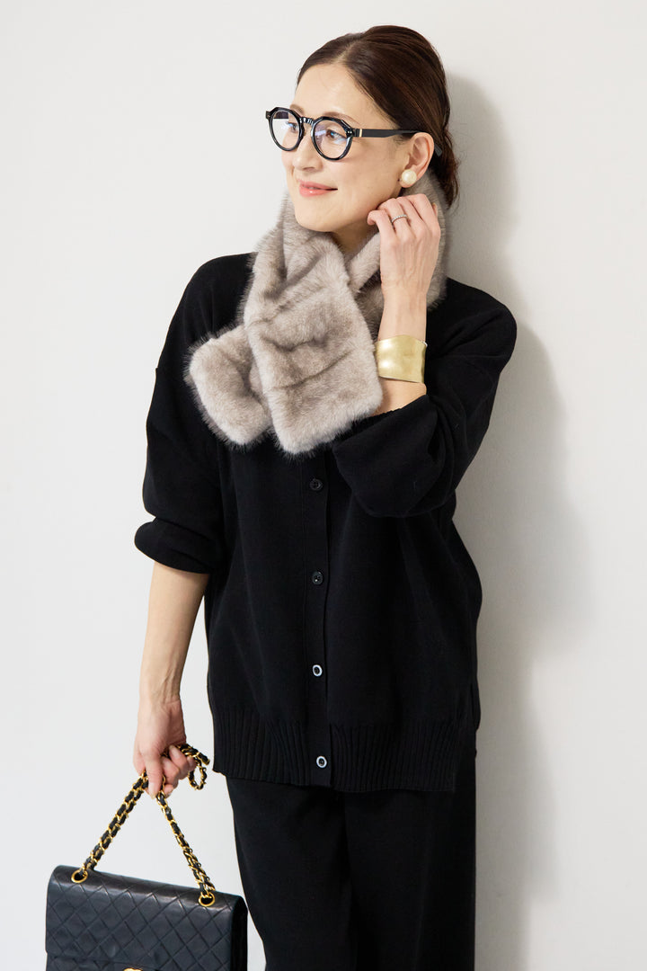 ニットカーディガン＋ニットパンツ