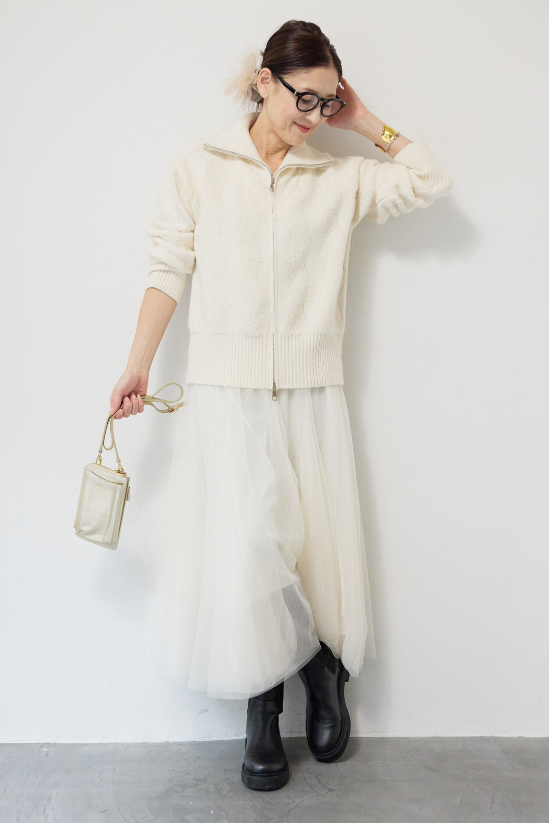 チュールスカート