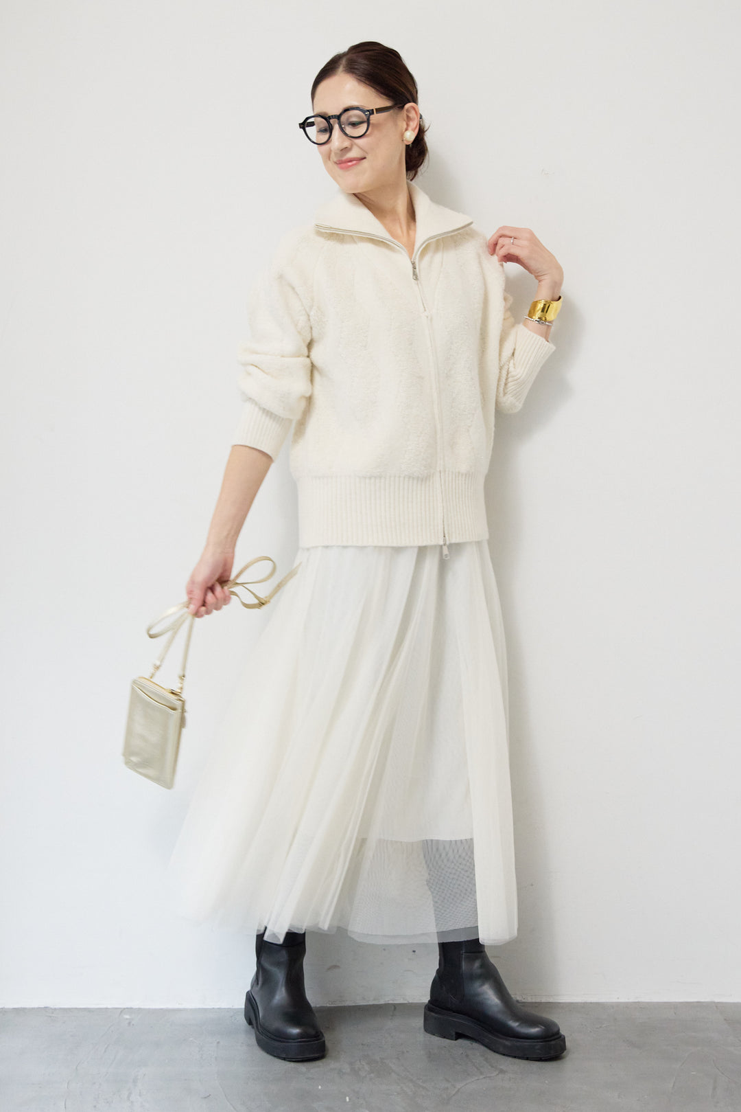 チュールスカート