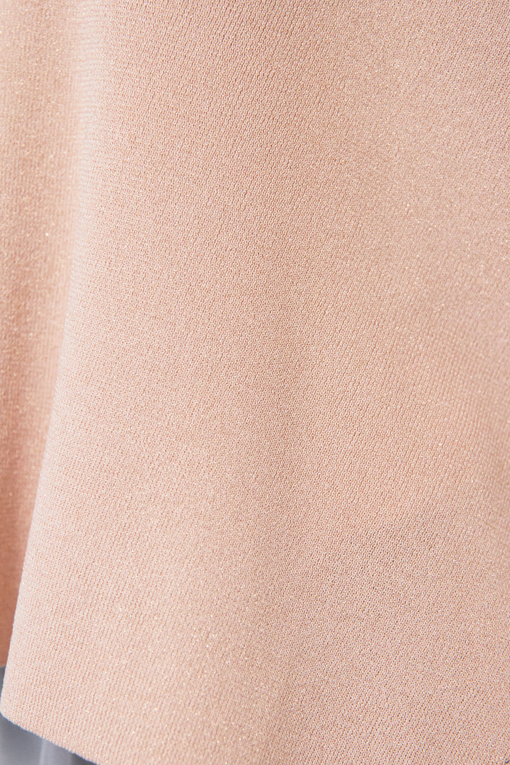 ウォッシャブルサラッとラメカーディガン