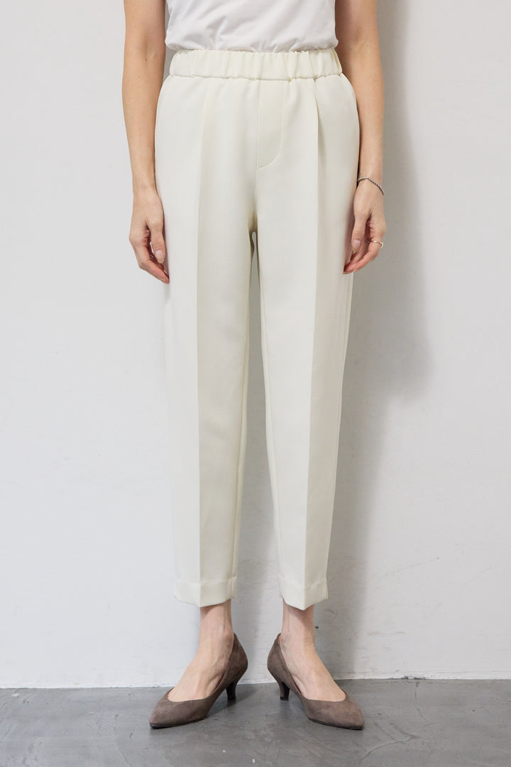 [SET]チュールドッキングニット+ウォッシャブルテーパードパンツ(2set)