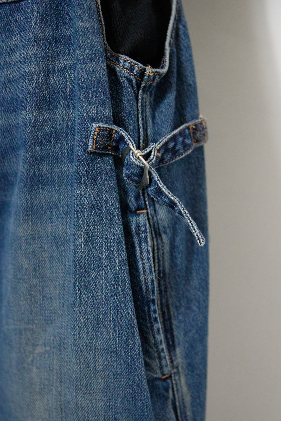 ワークテイストデニムオールインワン