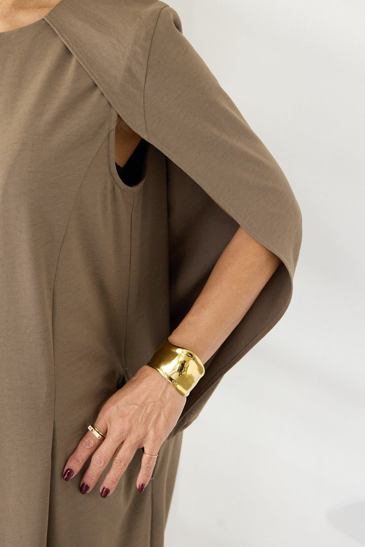 [SET]ケープマントオールインワン+ふんわり裏起毛タートルネック(2set)