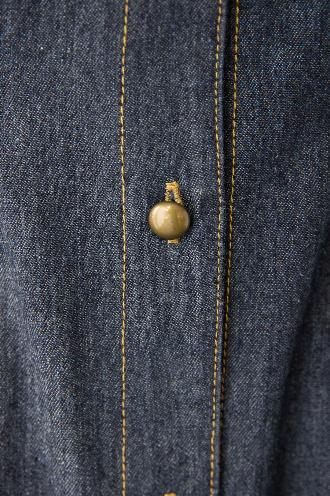 ノースリーブ デニムワンピース