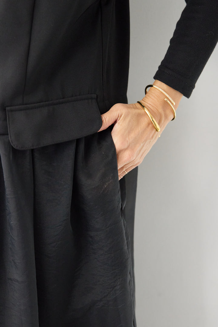 オーガンジードッキングロングベスト